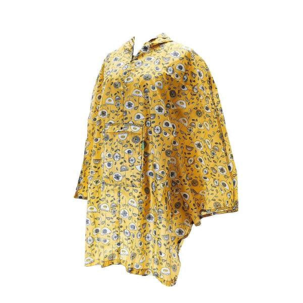 Eco Chic 1950's Flower Foldable Poncho 