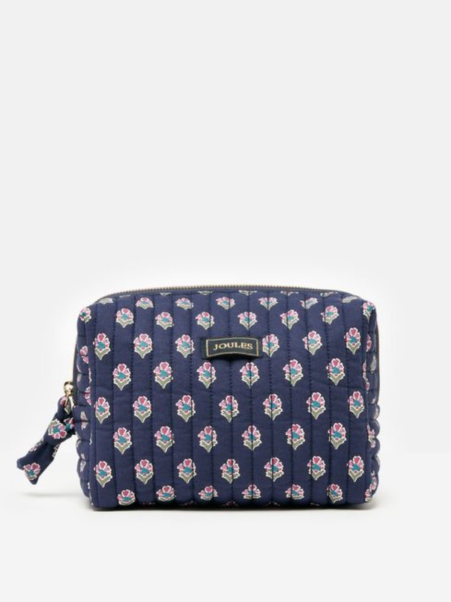 Joules Lillia Navy/Pink Cosmetic Bag Flagship Boutique