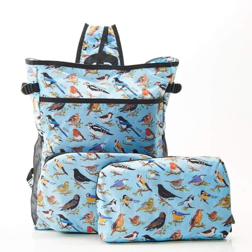 Eco Chic Lightweight Foldable Large Cool Bag Wild Birds