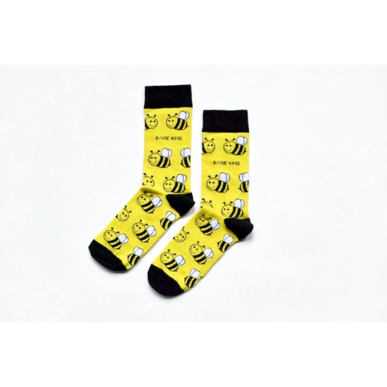 Bare Kind 'Save the Bees' Bamboo Socks - Yellow