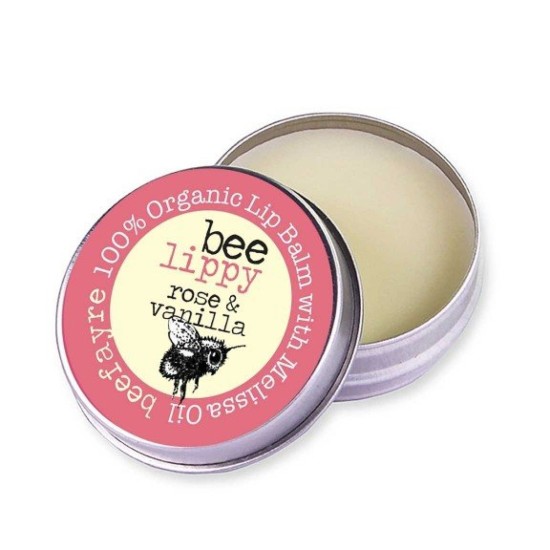 Bee Fayre Organic Lip Balm - Rose & Vanilla