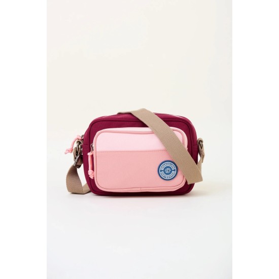 Brakeburn Pink Medium Camera Cross Body Bag