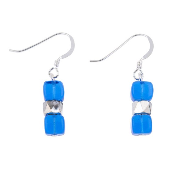 Carrie Elspeth Blue Sparkle Earrings - EH1565h