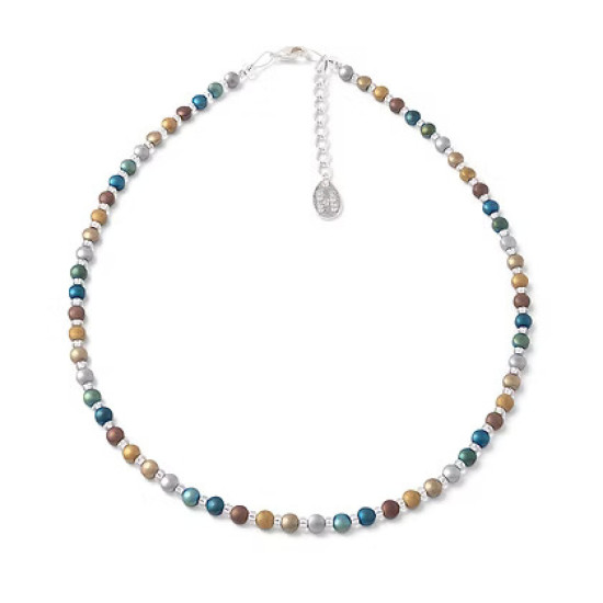 Carrie Elspeth Constellation Fully Beaded Necklace - Metallic - N1950