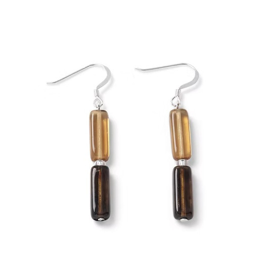 Carrie Elspeth Elements Beaded Earrings - Brown - EH1952A