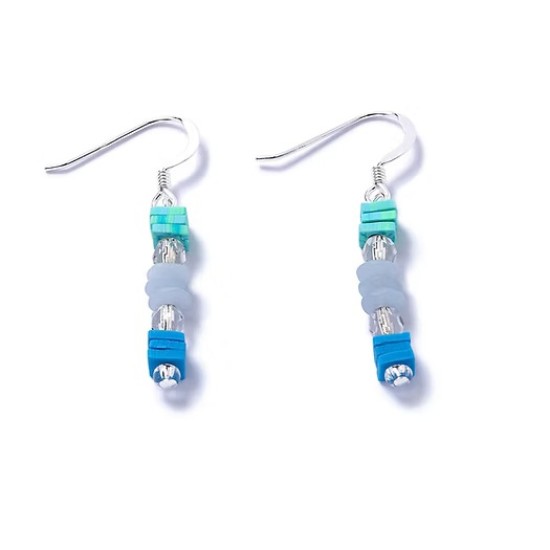 Carrie Elspeth Marine Confetti Light Trio Earrings - EH2001C