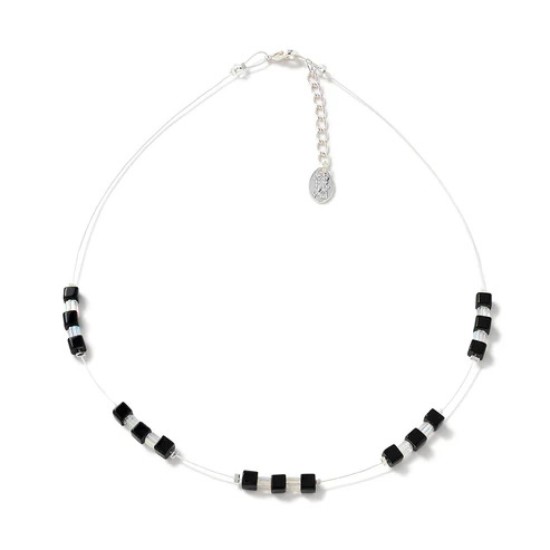 Carrie Elspeth Monochrome Geo Spaced Necklace - N1935