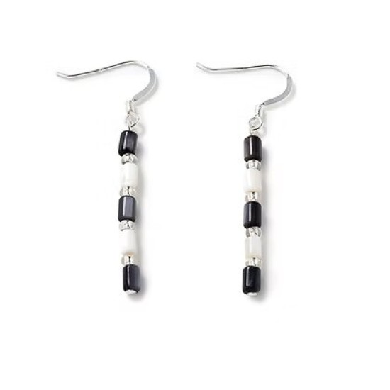 Carrie Elspeth Monochrome Seashell Earrings - EH1918-19