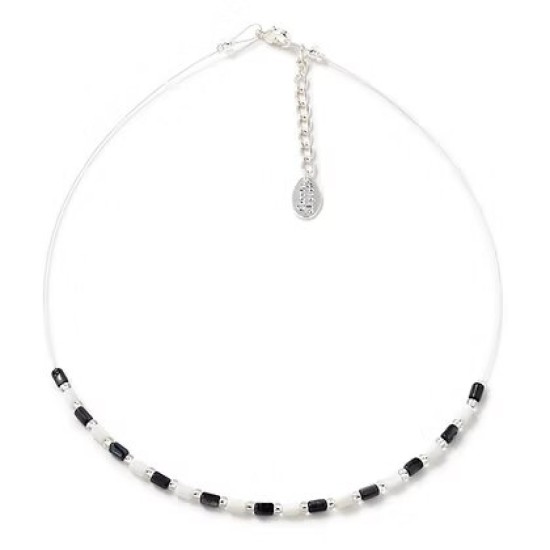 Carrie Elspeth Monochrome Seashell Links Necklace - N1919
