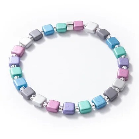 Carrie Elspeth Pastel Geo Bracelet - B1776-77