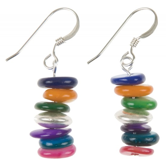 Carrie Elspeth Rainbow Shells Earrings - EH937-938