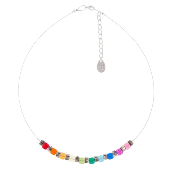 Carrie Elspeth Rainbow Sparkle Links Necklace - N1566