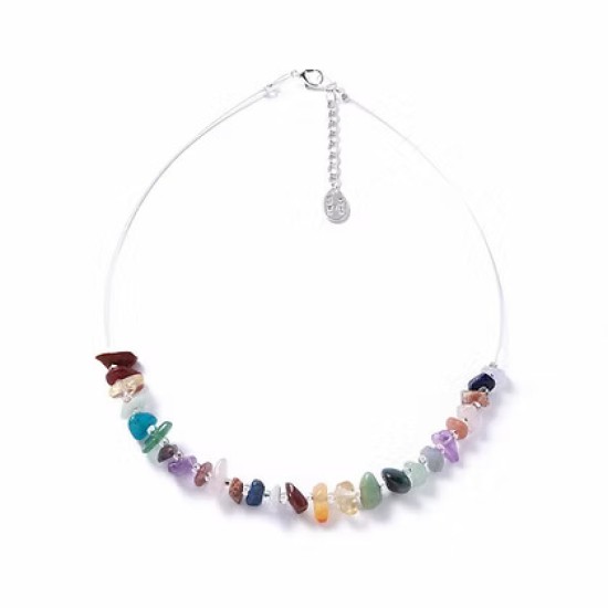 Carrie Elspeth Semi-Precious Gems Links Necklace - N1911