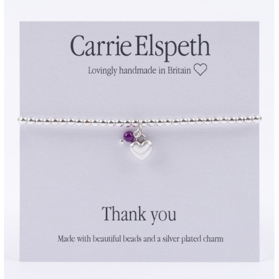 Carrie Elspeth Sentiment Bracelet - Thank You - BB100