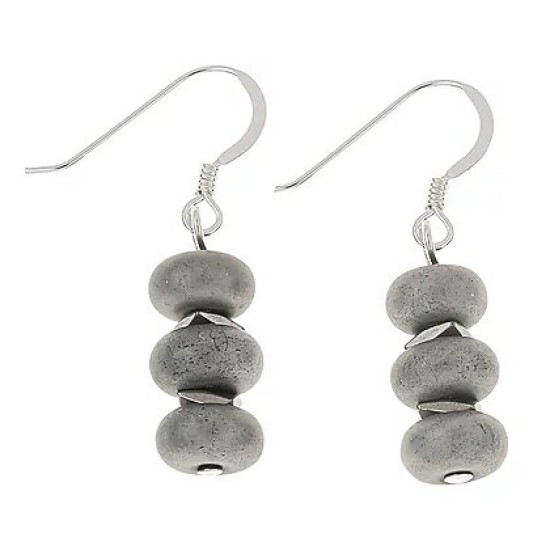 Carrie Elspeth Silver Nuggets Earrings - EH1738-39
