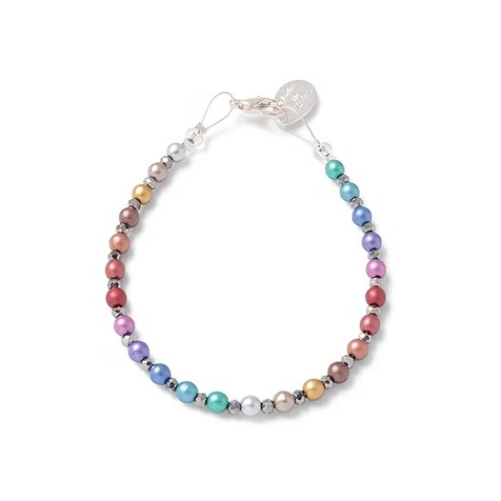 Carrie Elspeth Sparkle Rainbow Pearl Bracelet - B1972-73