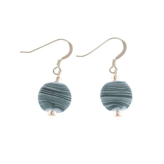 Carrie Elspeth Strata Light Blue Earrings - EH1863A