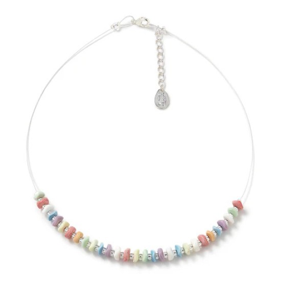 Carrie Elspeth Summer Waves Agate Links Necklace - N1927