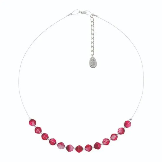 Carrie Elspeth Wisps Necklace - Magenta - N1826