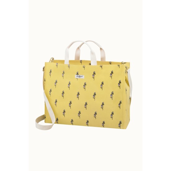 Cath Kidston Bee & Heart Strappy Carryall - Yellow