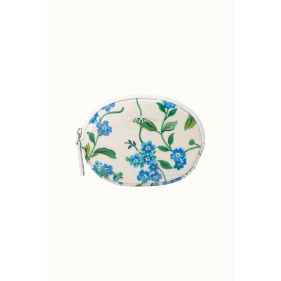 Cath Kidston Forget Me Not Oval Coin Purse - Cream