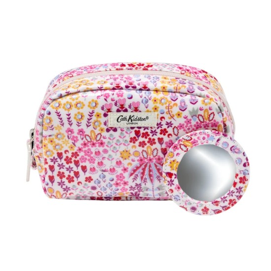 Cath Kidston Make Up Bag with Mirror - Affinity