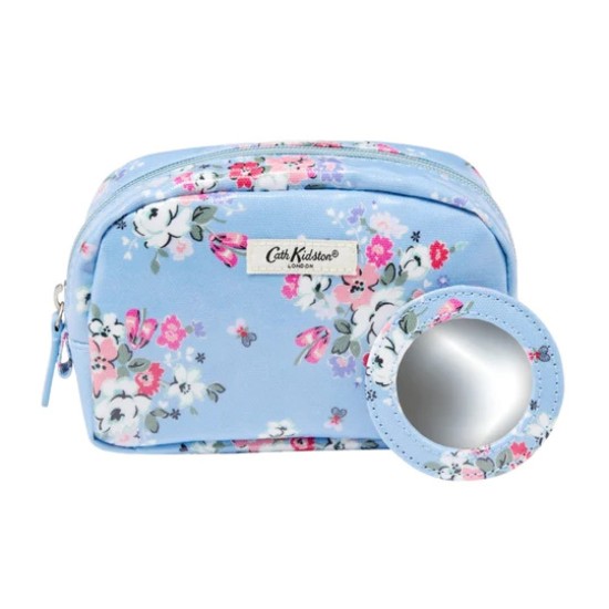 Cath Kidston Make Up Bag with Mirror - Clifton Rose