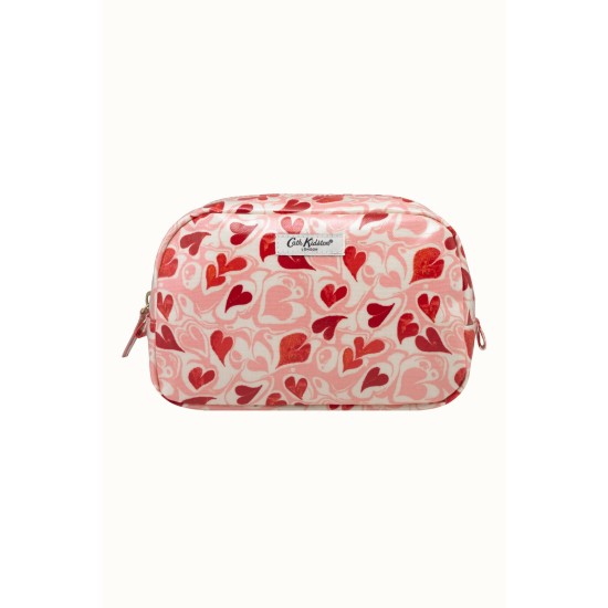 Cath Kidston Marble Hearts Ditsy Classic Cosmetic Case - Pink