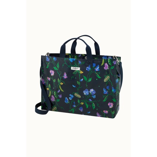 Cath Kidston Sweet Pea Strappy Carryall - Navy