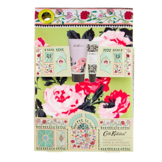 Cath Kidston The Garden Path Hand & Lip Pouch