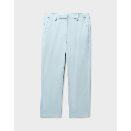 Crew Clothing Smart Cropped Chinos in Aqua Blue