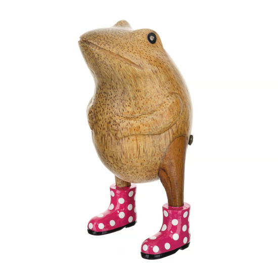 DCUK Jolly Frogs Spotty Boots - Pink
