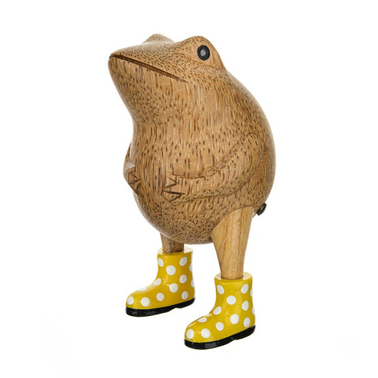 DCUK Jolly Frogs Spotty Boots - Yellow