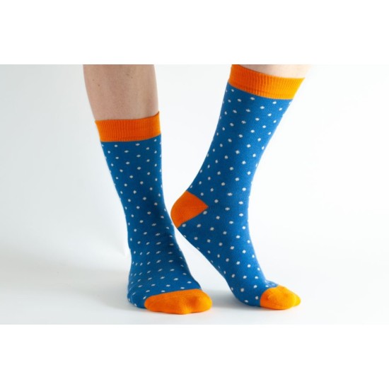 Doris & Dude DDS1916 Blue Spot TOAST Bamboo Socks