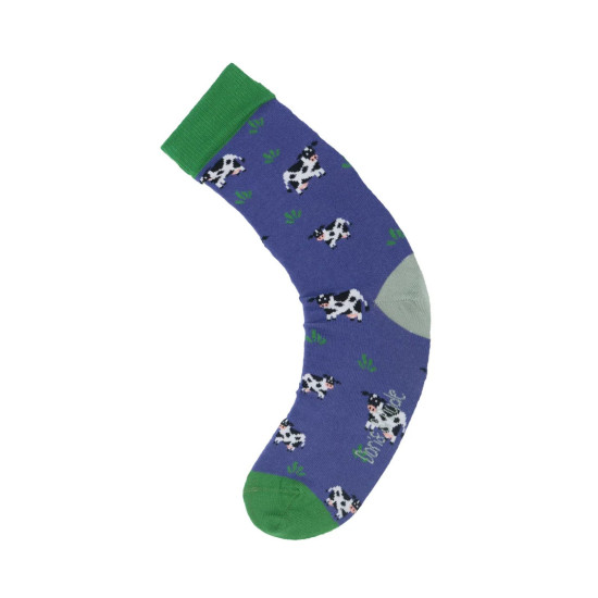 Doris & Dude DDS2202 Purple Cow Bamboo Socks