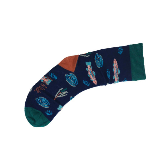 Doris & Dude DDS2215 Navy Fish Bamboo Socks