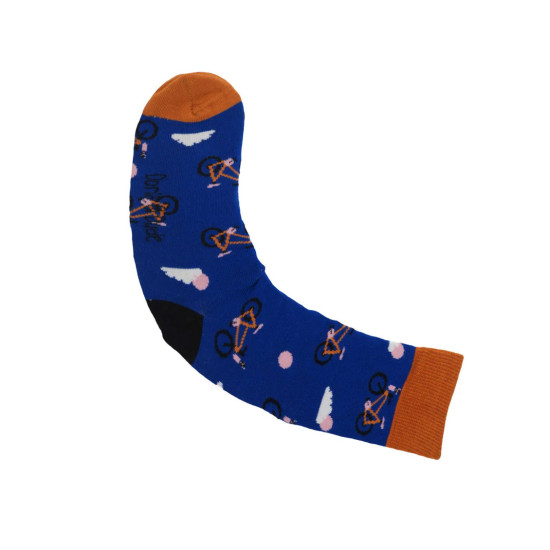 Doris & Dude DDS2240 Blue Bike Bamboo Socks