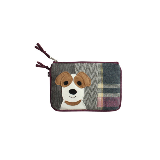 Earth Squared Dog Applique Juliet Purse