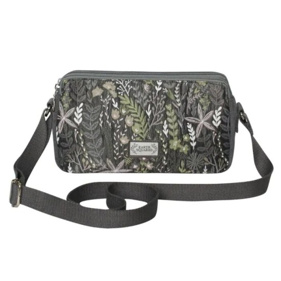 Earth Squared Grey Autumn Jacquard Serena Bag