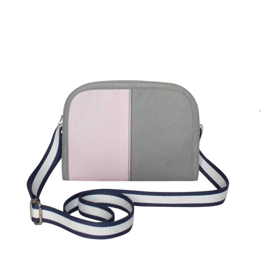Earth Squared Pink Grey Provence Canvas Robin Bag