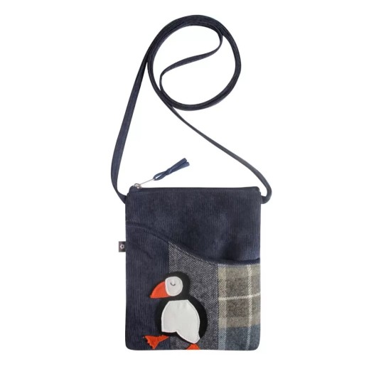 Earth Squared Puffin Applique Sling Bag