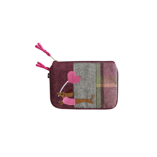 Earth Squared Sausage Dog Applique Juliet Purse
