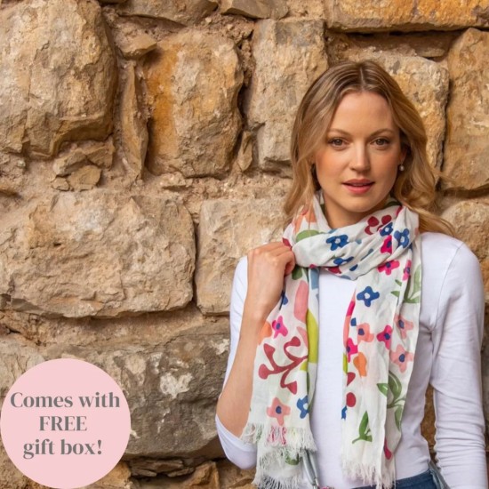 Earth Squared Spring Petal Scarf