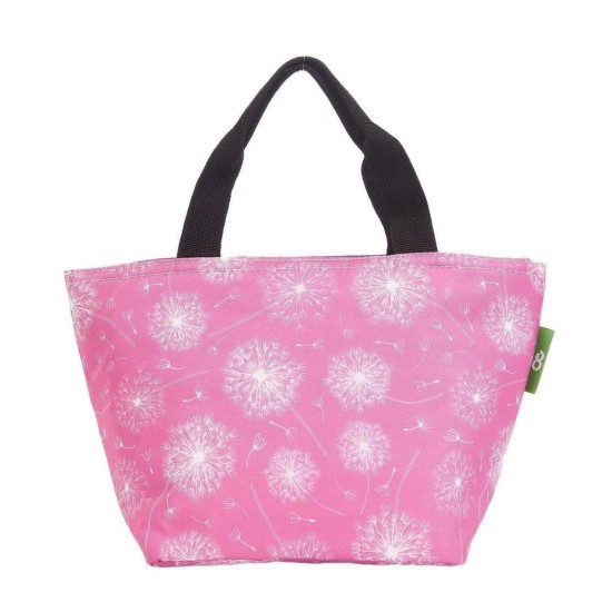 Eco Chic Lightweight Foldable Lunch Bag - Dandelion Dusty Pink