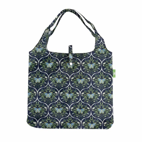 Eco Chic Lightweight Foldable Shopping Bag - Butterflies