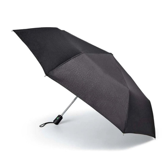 Fulton Open & Close 3 Automatic UV Umbrella - Black