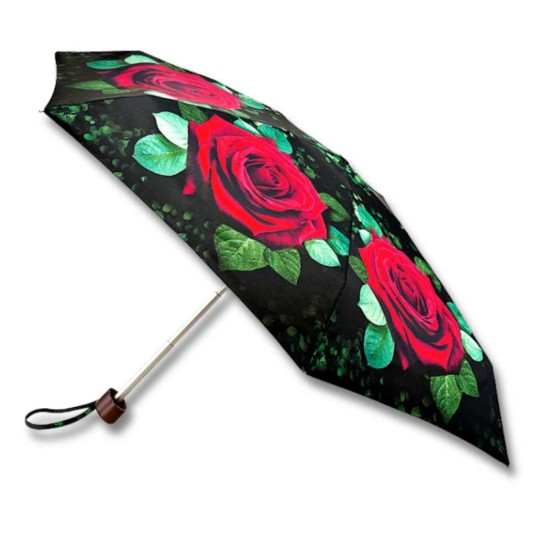 Fulton Tiny Umbrella - Huge Rose