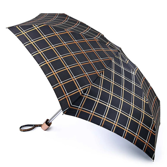 Fulton Tiny UV Umbrella - Golden Check