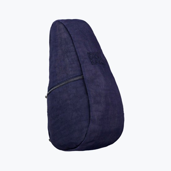 Healthy Back Bag Textured Nylon Small Baglett - Blue Night