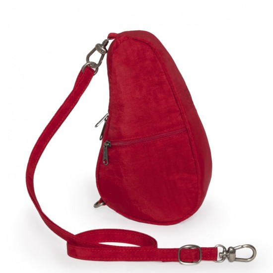 Healthy Back Bag Textured Nylon Small Baglett - Crimson